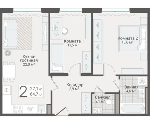 Руднева ул., строение 1, 15