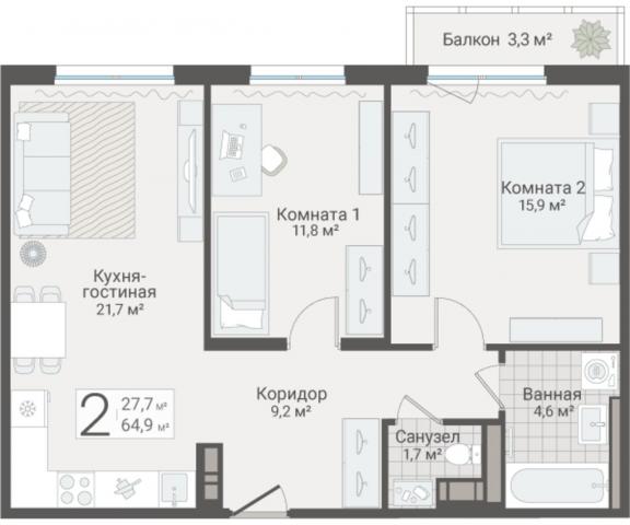 Руднева ул., строение 1, 15