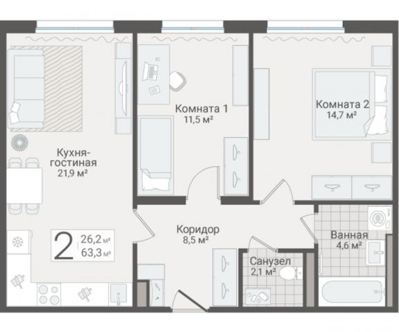 Руднева ул., строение 1, 15