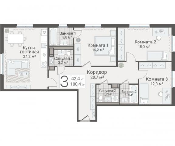 Руднева ул., строение 1, 15