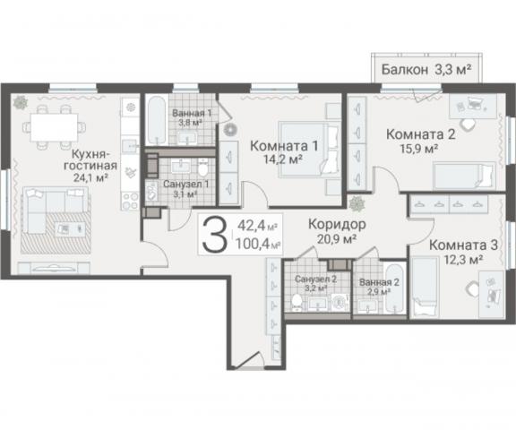 Руднева ул., строение 1, 15