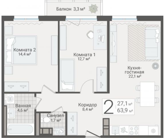 Руднева ул., строение 1, 15