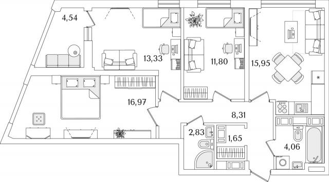 Октябрьская наб., строение 1, 120