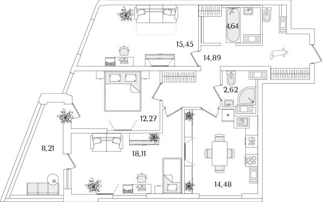 Октябрьская наб., строение 1, 120