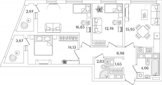 Октябрьская наб., строение 1, 120