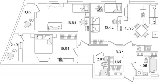 Октябрьская наб., строение 1, 120
