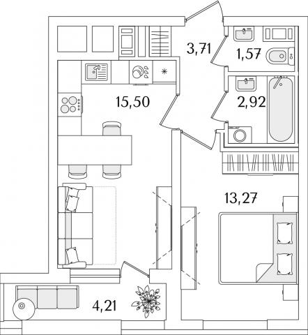Октябрьская наб., строение 1, 120