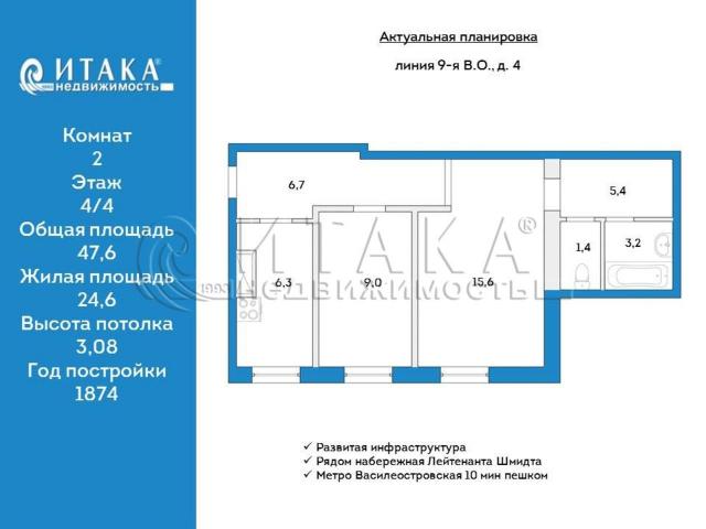 линия. 9-я В.О., 4