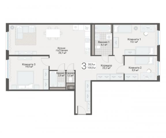 Руднева ул., строение 1, 15