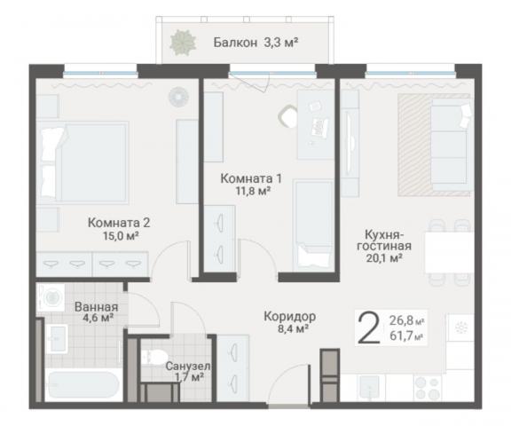 Руднева ул., строение 1, 15