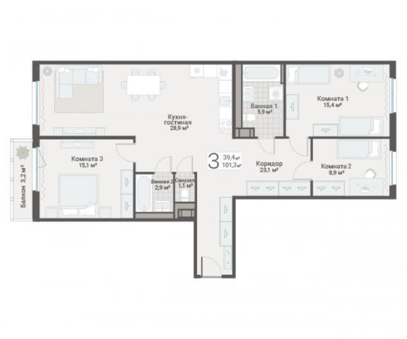 Руднева ул., строение 1, 15