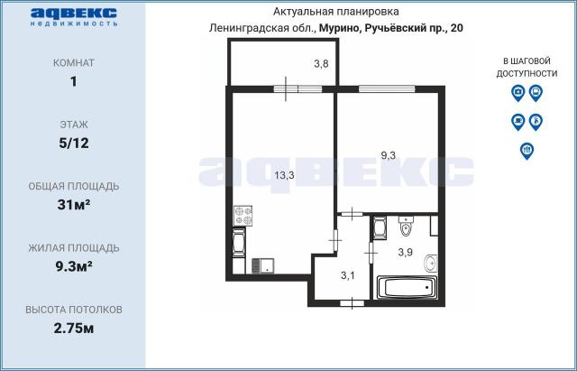 Ленинградская область, Мурино, Ручьёвский пр., 20