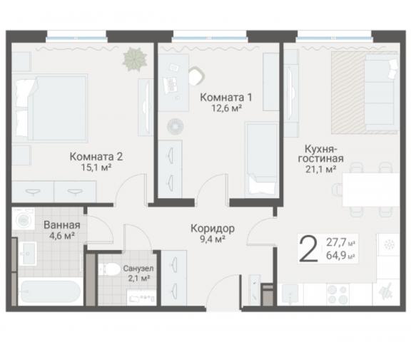 Руднева ул., строение 1, 15