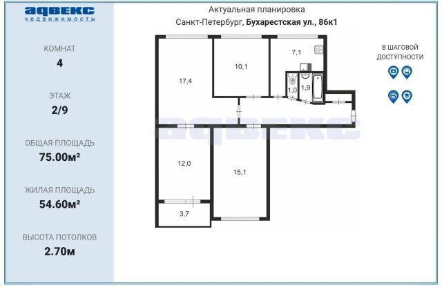 Бухарестская ул., 86к1