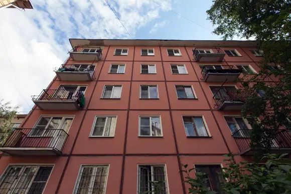 Фасады хрущевок серии 1-335 прекрасно сохранились