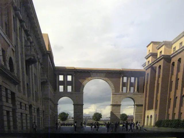 Арка в створе переулка Талалихина