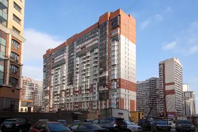 Многоподъездная высотная застройка образца последней «пятилетки» на Пулковской ул.