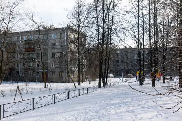 Основная застройка периода 1950-1960-х годов пятиэтажки 528-й серии, в том числе, дома ЖСК