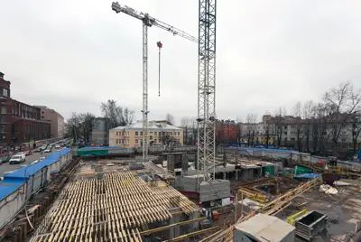 Нулевой этаж под паркинг почти завершен