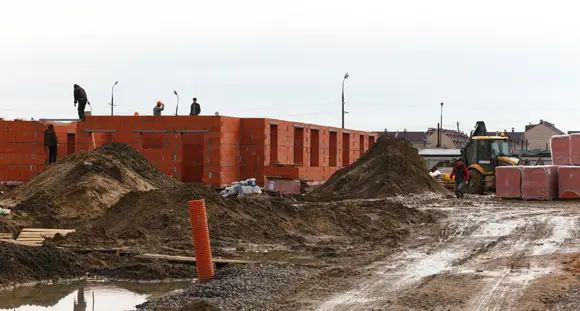 Строительство трехэтажного дома на 37 квартир