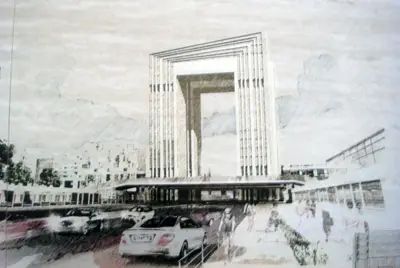 Центральная часть «Морского фасада»