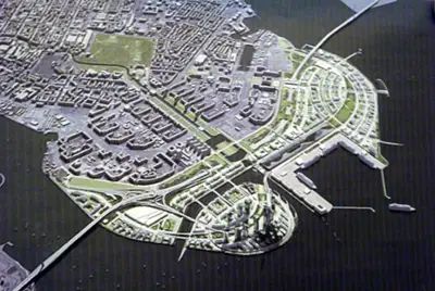 Общая схема застройки по концепции 2006 года