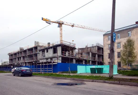 Строящийся ЖК «Амазонка» в Кронштадте