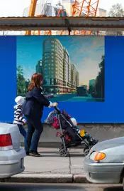 Жилой комплекс на эскизе выглядит симпатично