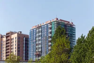 Фасадные работы еще не завершены