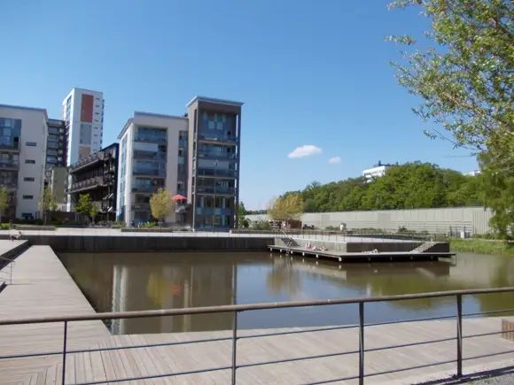 Микрорайон Аннедаль в Стокгольме использован в качестве образца для квартала, строящегося в Гатчине