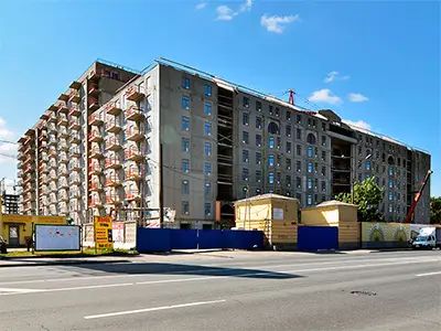 Эта часть ЖК «Тапиола» выходит фасадом на Обводный канал