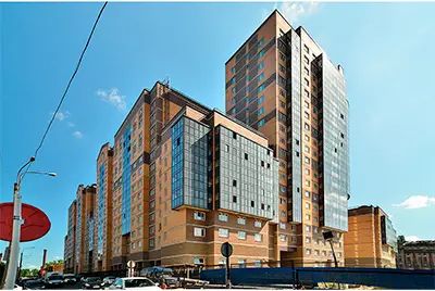 Все четыре корпуса ЖК «Панорама 360» внешне выглядят готовыми