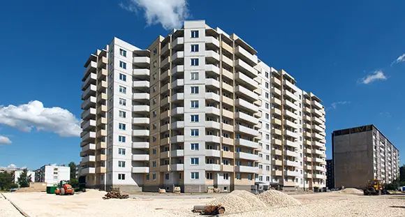 ЖК «Гагаринский» построен на краю квартала старых пятиэтажек 