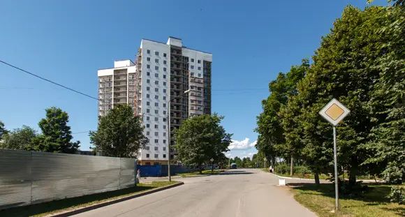 ЖК «Крутой берег» расположен в зеленом районе