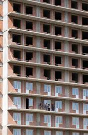 ЖК «Юнион» уже почти весь в кирпиче