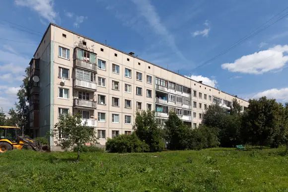 Панельный дом 602-й серии постройки начала 60-х