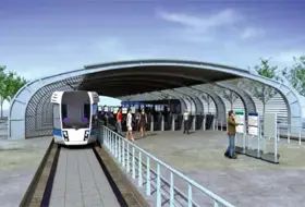 Время поездки на скоростном трамвае составит 20-30 минут