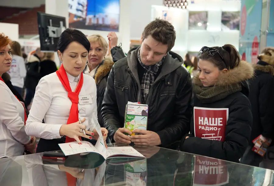 Выставка по рынку жилья «Жилищный проект»: стенды участников