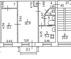 2-к квартира, Кубинская улица, 24 за 6 200 тыс.р.