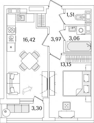 Октябрьская наб., строение 1, 120