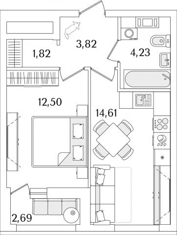 Октябрьская наб., строение 1, 120