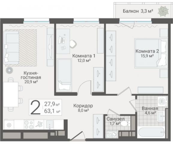 Руднева ул., строение 1, 15