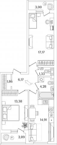 Октябрьская наб., строение 1, 120