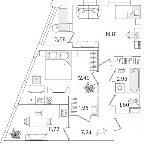 Октябрьская наб., строение 1, 120