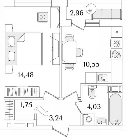 Октябрьская наб., строение 1, 120