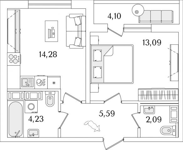 Октябрьская наб., строение 1, 120