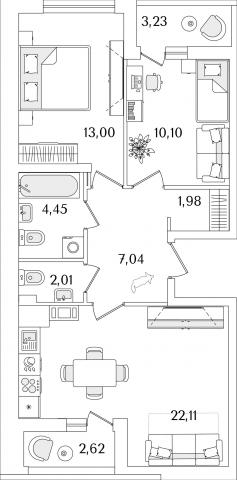 Октябрьская наб., строение 1, 120