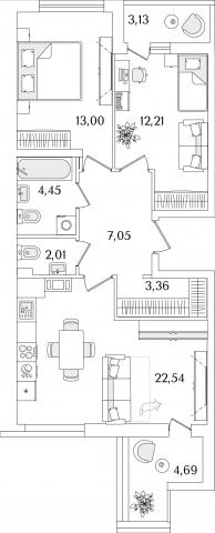 Октябрьская наб., строение 1, 120