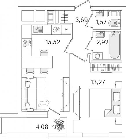 Октябрьская наб., строение 1, 120