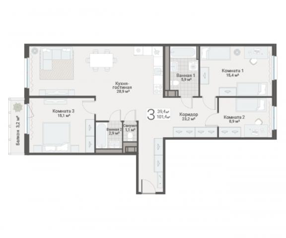 Руднева ул., строение 1, 15